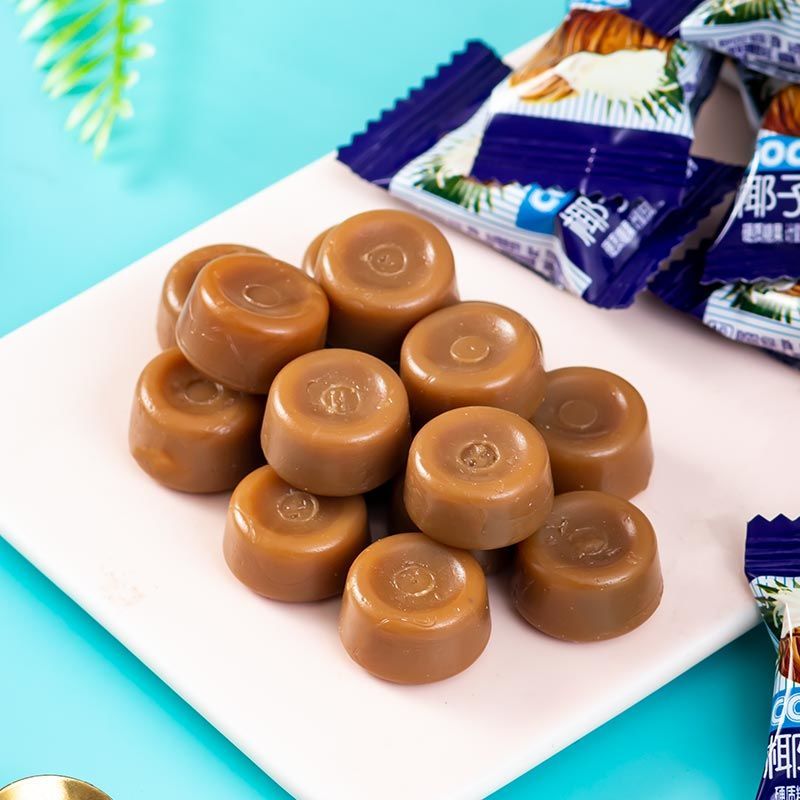 特浓椰子糖榴莲糖咖啡糖水果糖传统椰子糖硬糖散装正宗好糖果批发