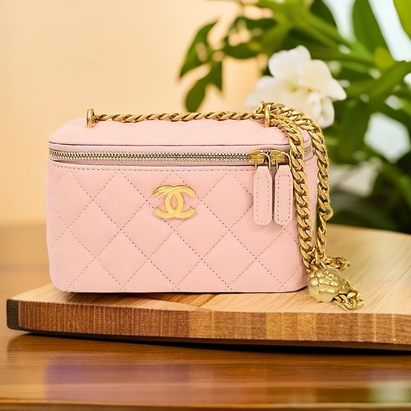 95新 Chanel/香奈儿 香奈儿 山茶花调节扣长盒子 单肩包 9622463