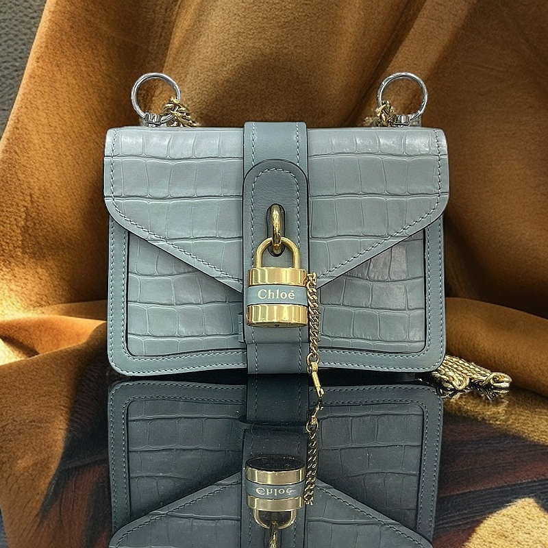 95新 Chloe/蔻依 克洛伊aby锁头包斜挎包单肩包7958646女包