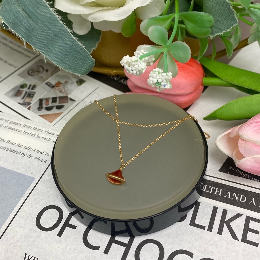 95新 BVLGARI/宝格丽 宝格丽 红玉髓扇形手链 10665503