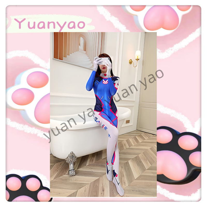 缘遥【守望先锋---宋哈娜】网红同款贴身方便免免cosplay连体衣