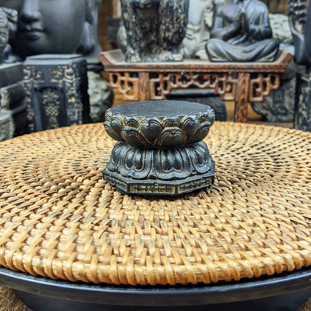 雲植.仿古中国风禅意须弥座摆件底座装饰复古