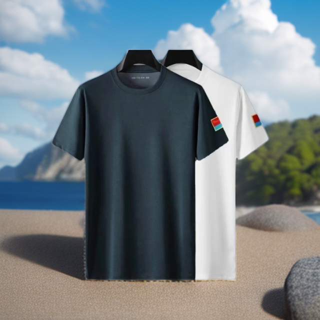 飞夏季速干短袖休闲宽松圆领户外运动时尚