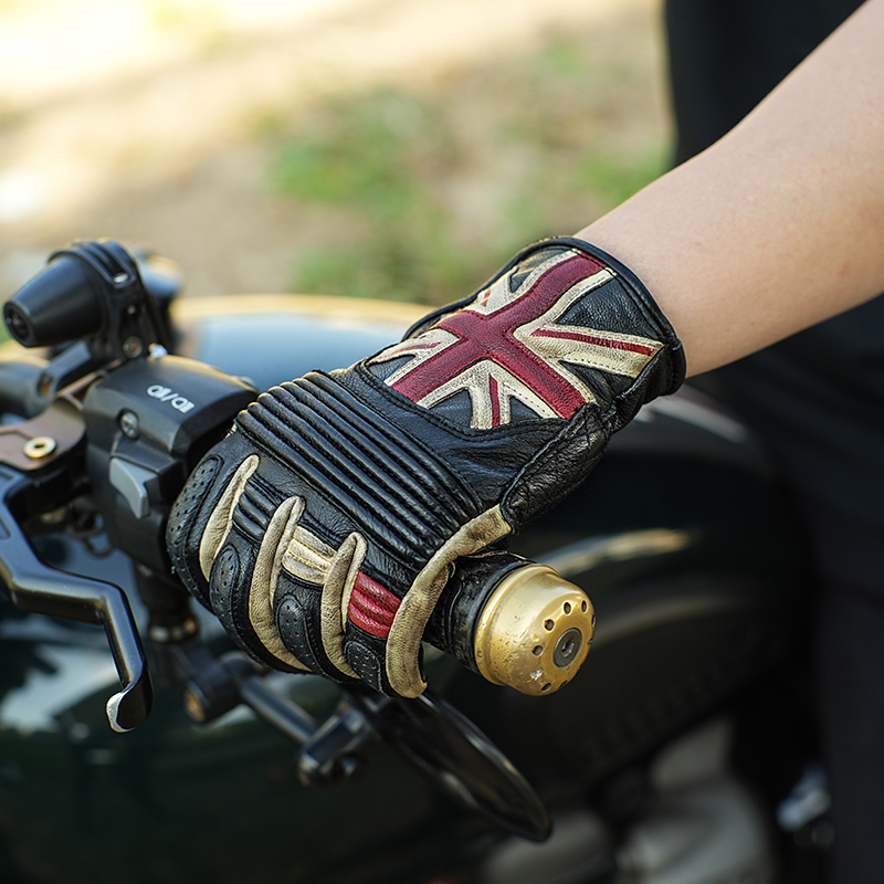 UGLYBROS/丑兄弟摩托车骑行手套复古机车手套触屏春夏透气男女
