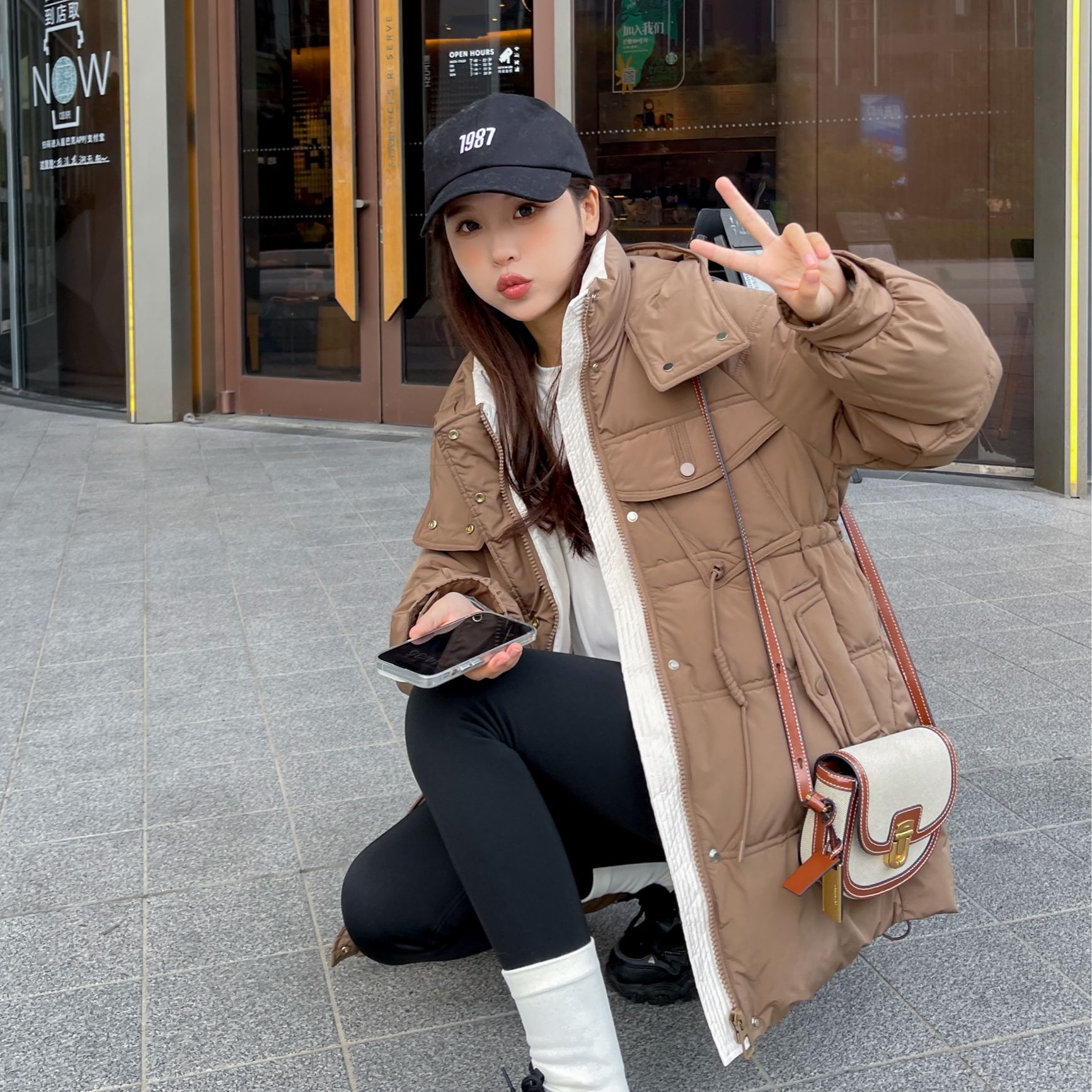 时尚显瘦修身南韩高端羽绒服