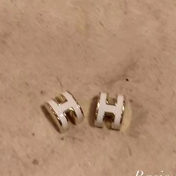【E.1415】精致秋冬字母耳钉女无耳耳环耳环2023年新款4E3