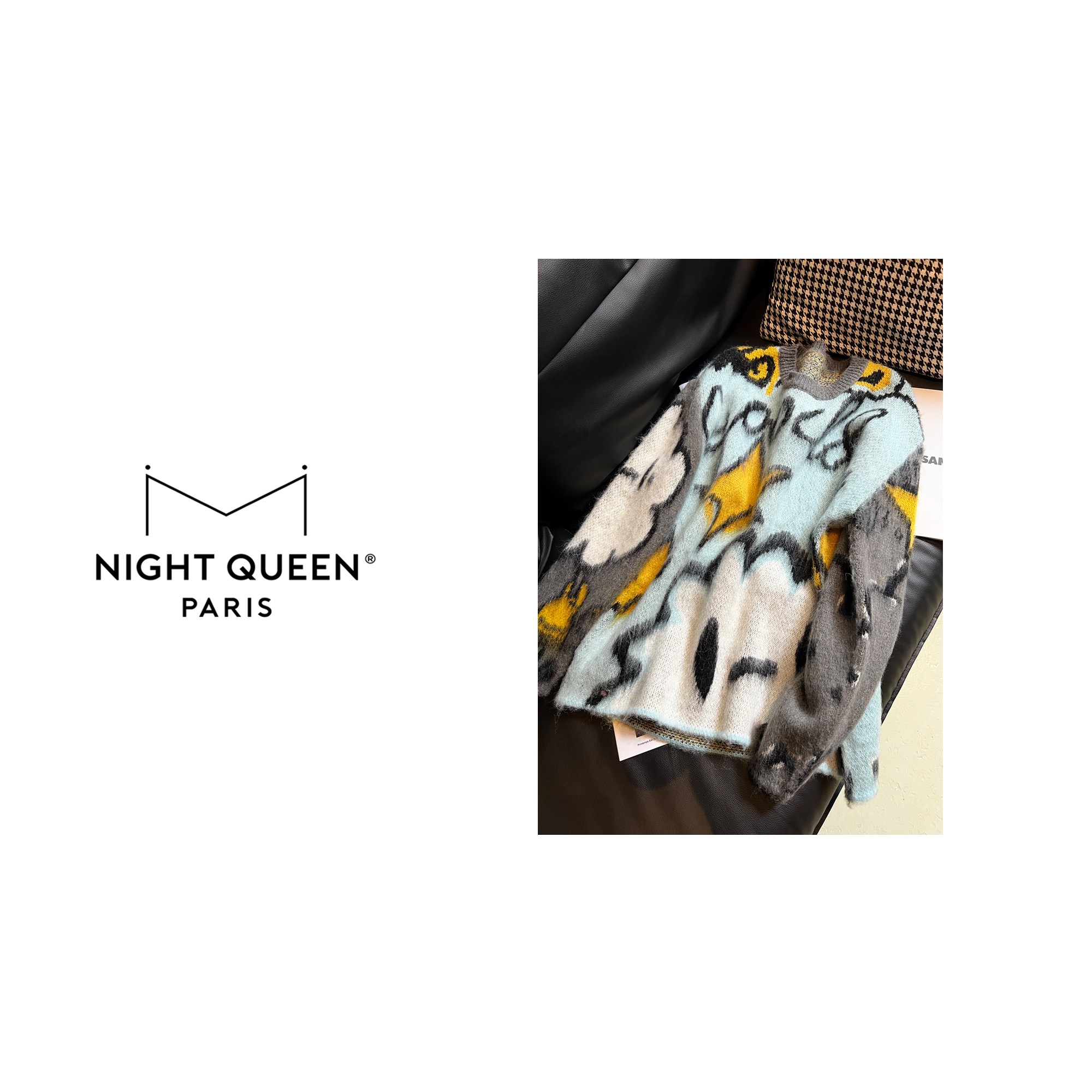 【XJ568】2023秋冬原厂限量宽版遮臀毛衣套头衫