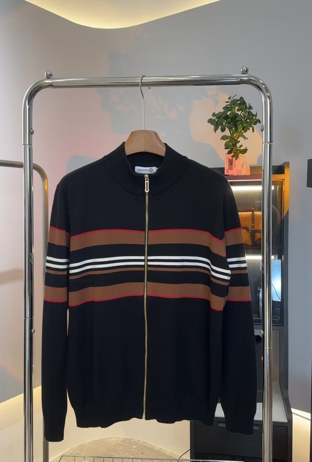 『可颂X 』潮流设计百搭时尚休闲高品针织衫外套170