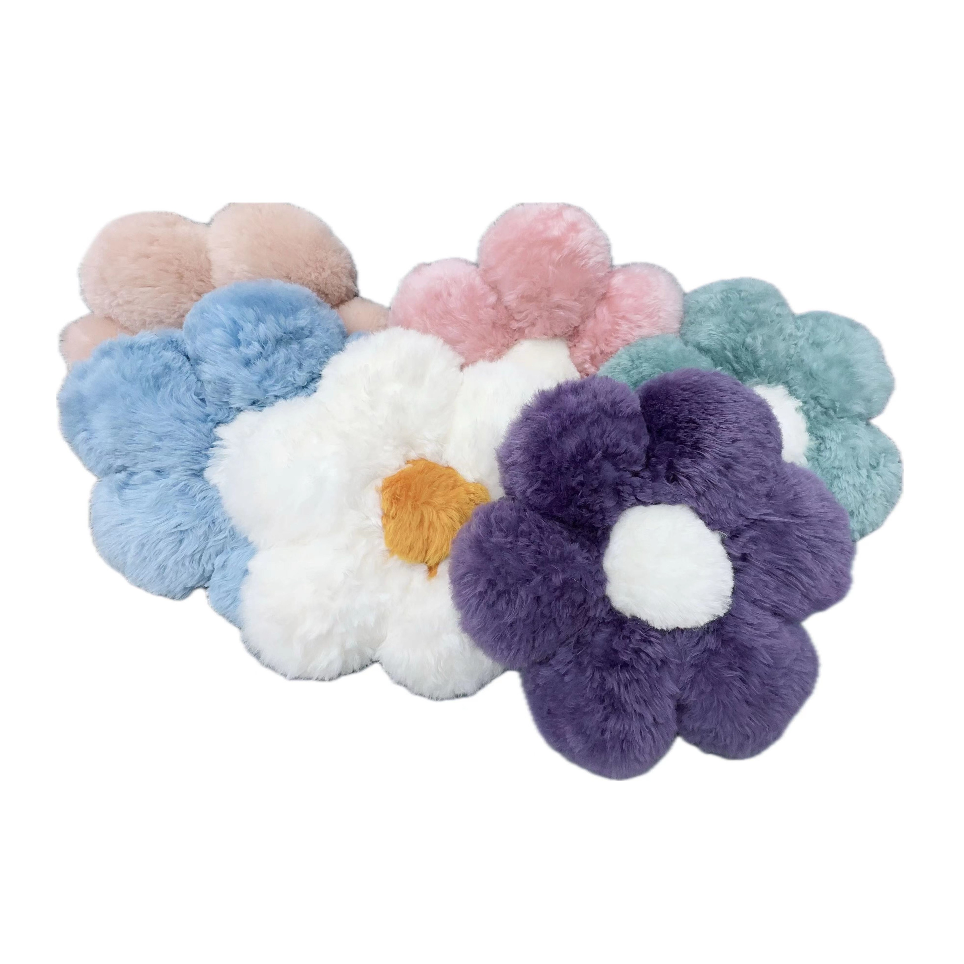 网红滩羊毛花瓣形抱枕，坐垫  可爱礼物系列  沙发 少女心毛绒靠垫