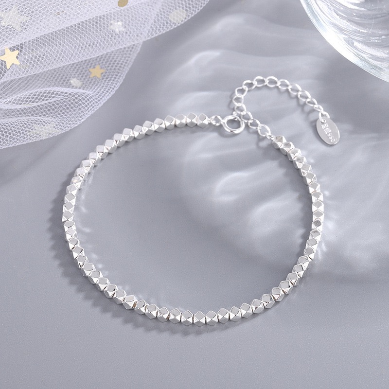 足银手链 990碎银几两小众手链手饰轻奢时尚百搭气质闺蜜素款