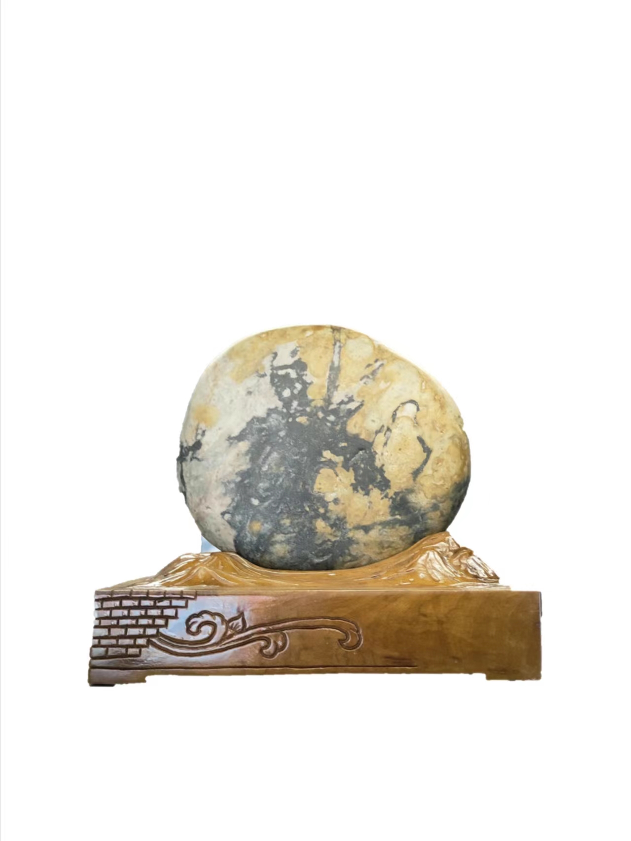 怒江水墨水冲原石