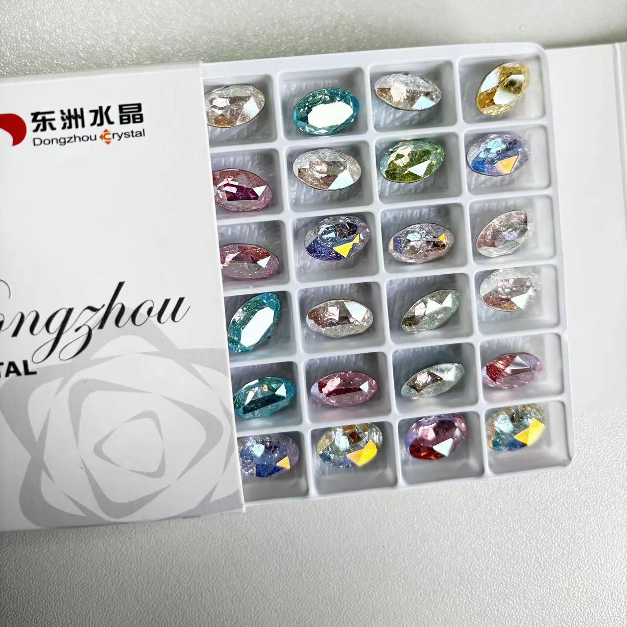 HH美甲钻饰品东洲水晶冰花混色系列 精工高品质 超闪  美甲钻