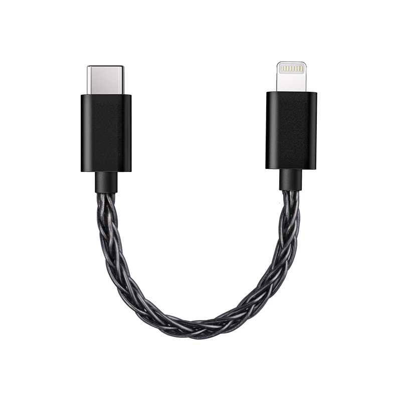 FiiO/飞傲LT-LT2播放器耳放小尾巴iPhone苹果Lightning转Type-C线