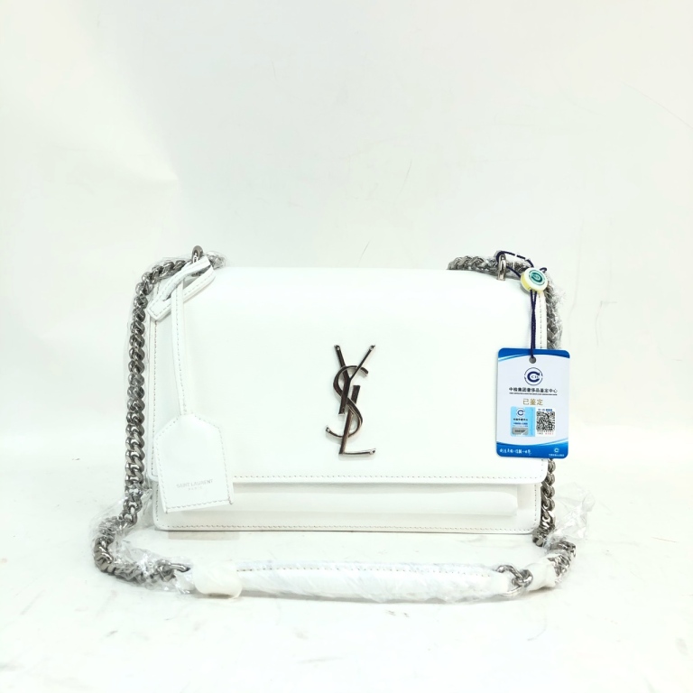 95新 YSL/圣罗兰 安洁利知之YSL圣罗兰sunset链条单肩包18356H