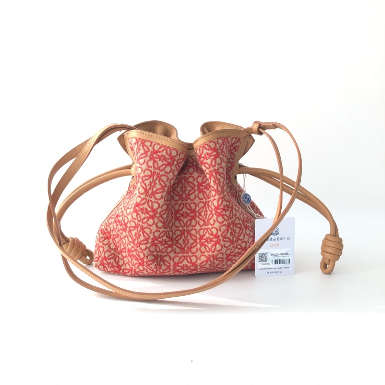 95新 LOEWE/罗意威 安洁利知之 loewe帆布福袋单肩包 410179