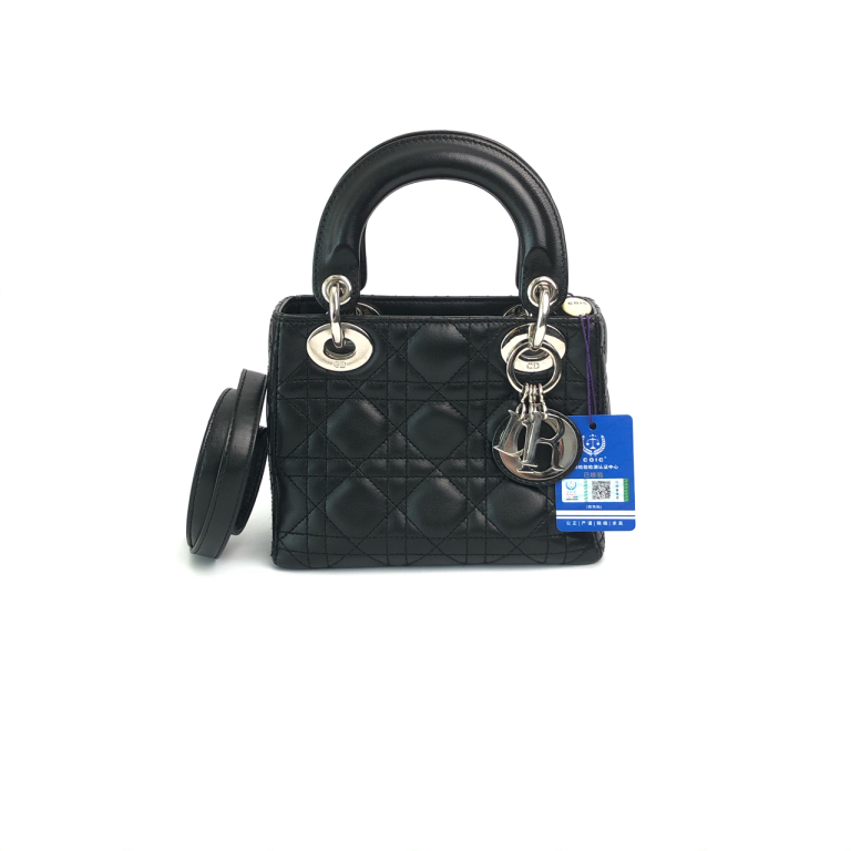 95新 DIOR/迪奥  安洁利知之Dior迪奥三格戴妃手提单肩包20304H 