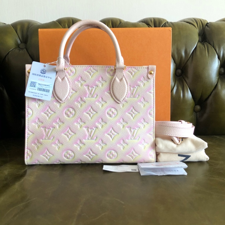 95新 LouisVuitton/路易威登  安洁利 LV onthego手提包 409055