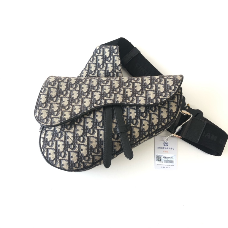 95新 DIOR/迪奥 安洁利知之 Dior迪奥刺绣马鞍单肩包 409309 