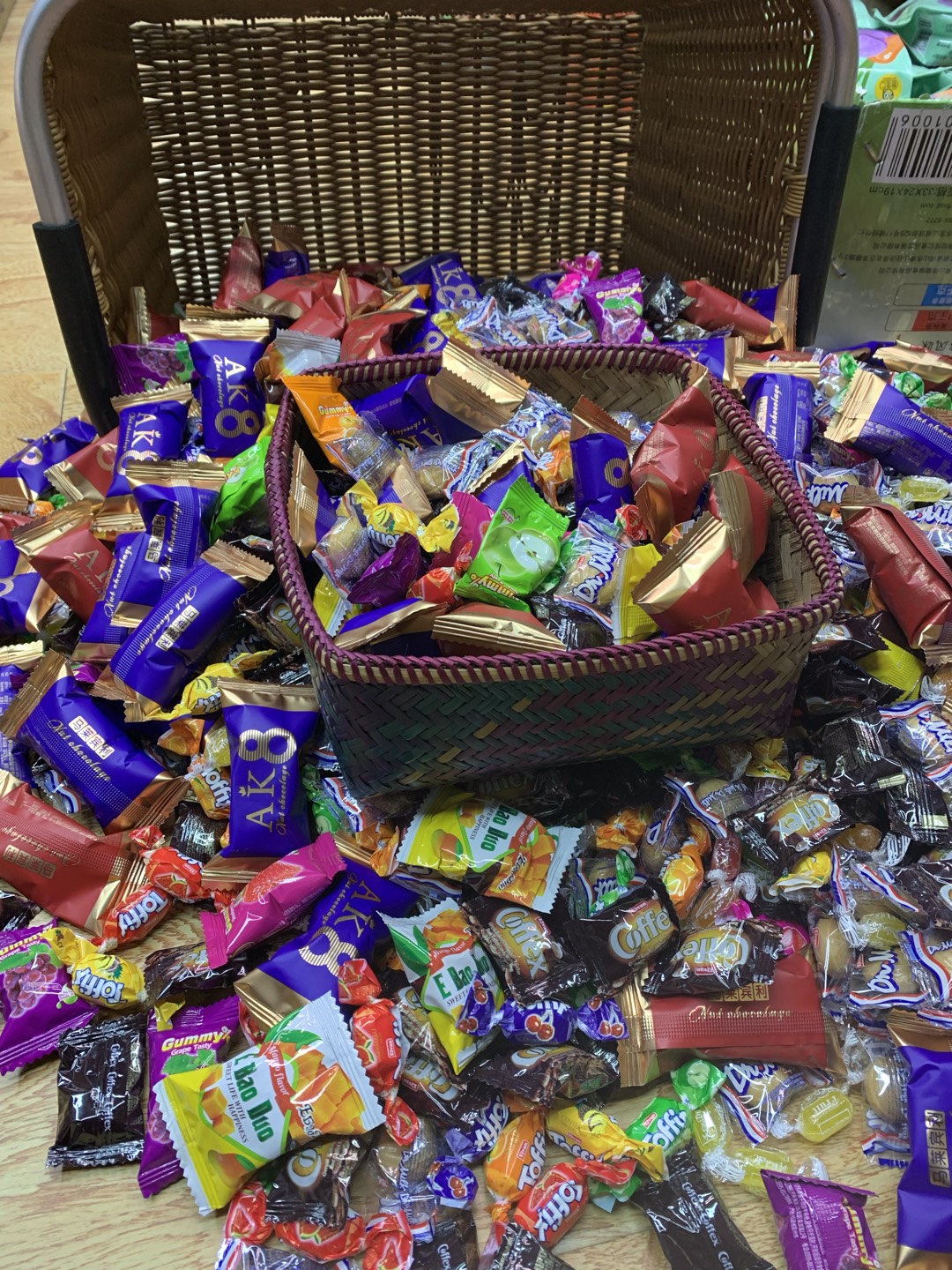 各种口味软糖加水果味糖果（拍一发一斤半）