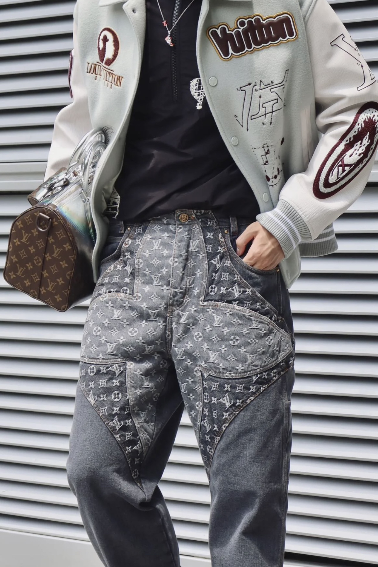全新未使用 LouisVuitton/路易威登 FW23牛仔裤31码未使用/wk0114