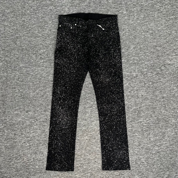 未使用 Balenciaga/巴黎世家 满天星泼墨 牛仔裤/30码/wk0759