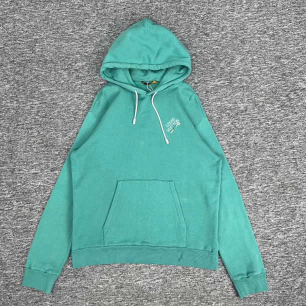 99新 LouisVuitton/路易威登 刺绣logo连帽卫衣/XL码/99新/wk0413