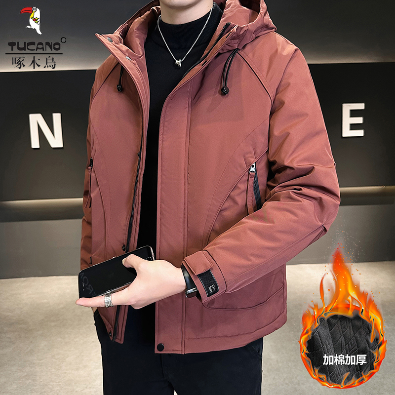 TUCANO/啄木鳥新款男装夹克中青年帅气小清新时尚春装夹棉外套
