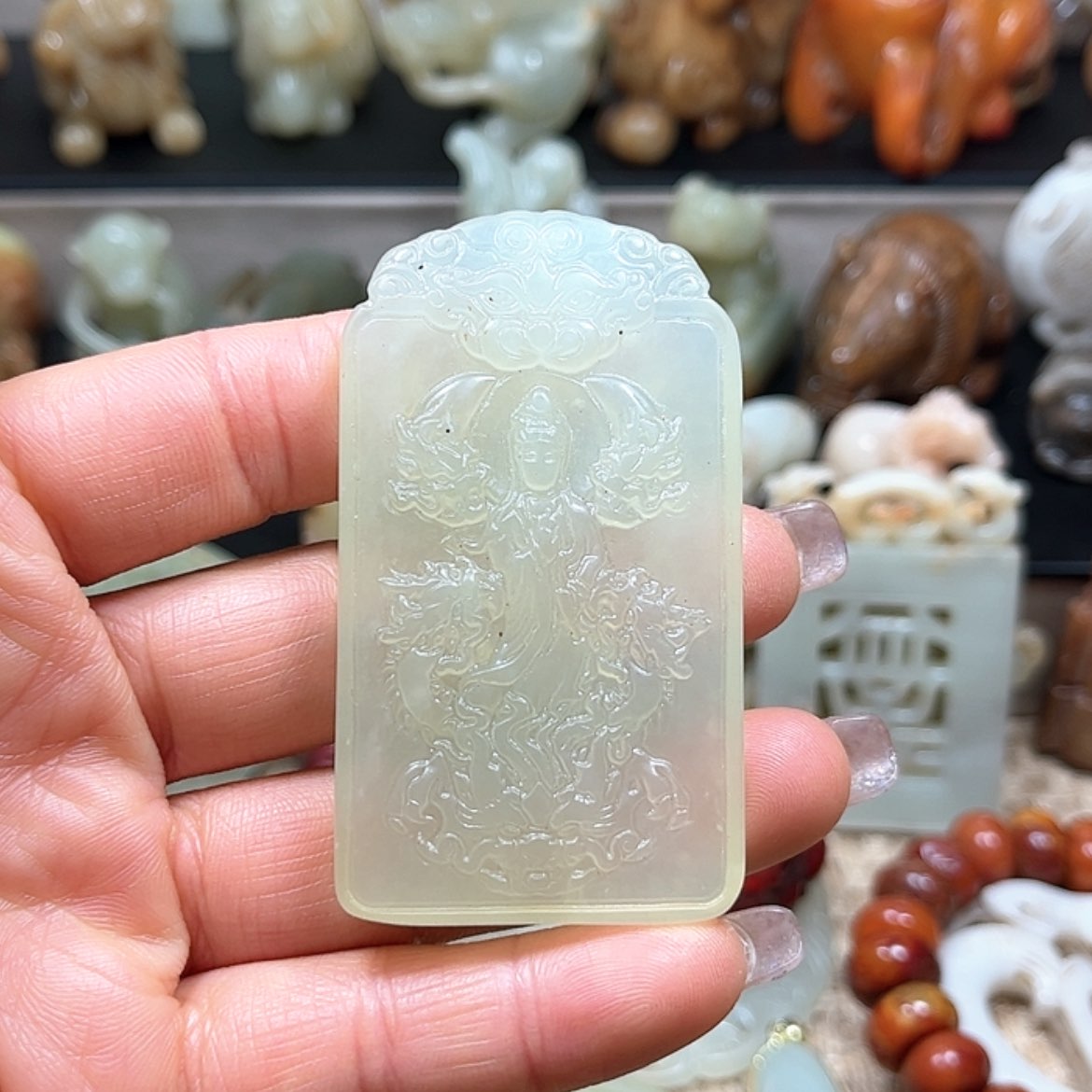 【闪购商品】白玉菩提吊坠