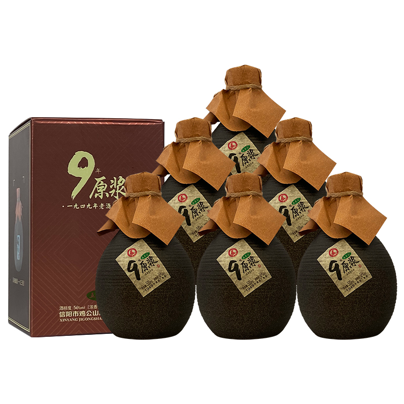 JI GONG SHAN/鸡公山白酒9年原浆浓香口粮纯正粮食白酒56度500ml