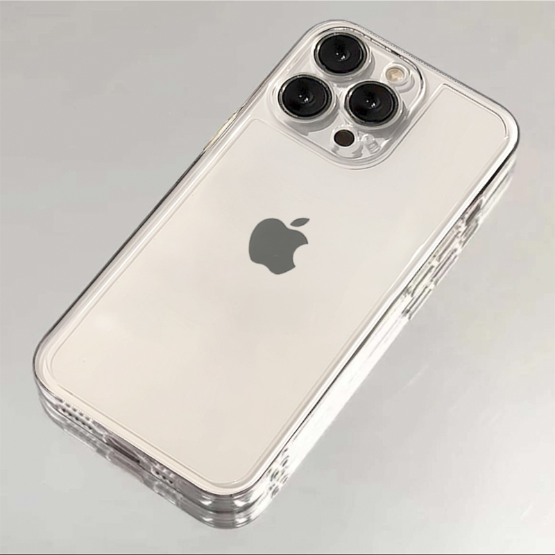 ins简约高级透明适用iPhone15/14promax手机壳苹果13/12/11软套xr
