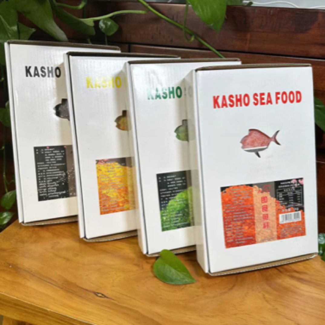 KaSho华昌1000克袋装大颗粒飞鱼籽即食冷冻鱼籽寿司食材顺丰包邮