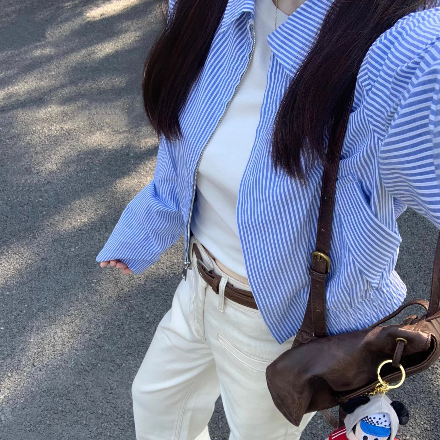 （橙子家）网红微胖气质显瘦连衣裙孤品