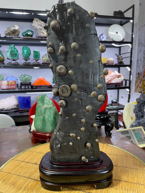 石胆石摆件！天然奇石摆件