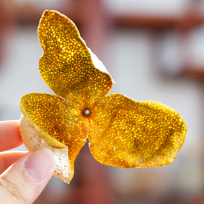 【2024大红】2024梅江圈枝大红皮老树果核心产区正宗新会陈皮