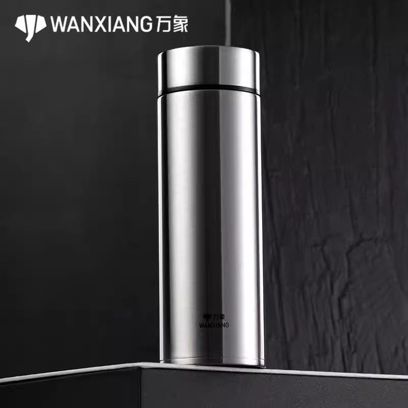 万象保温杯茶水分离大容量真空水杯高端商务办公茶杯车载便携清仓