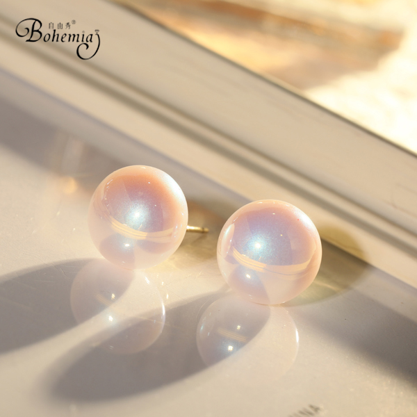 Bohemiaj/自由秀 铜合金仿珍珠耳饰 Bohemiaj/自由秀耳饰百搭精致