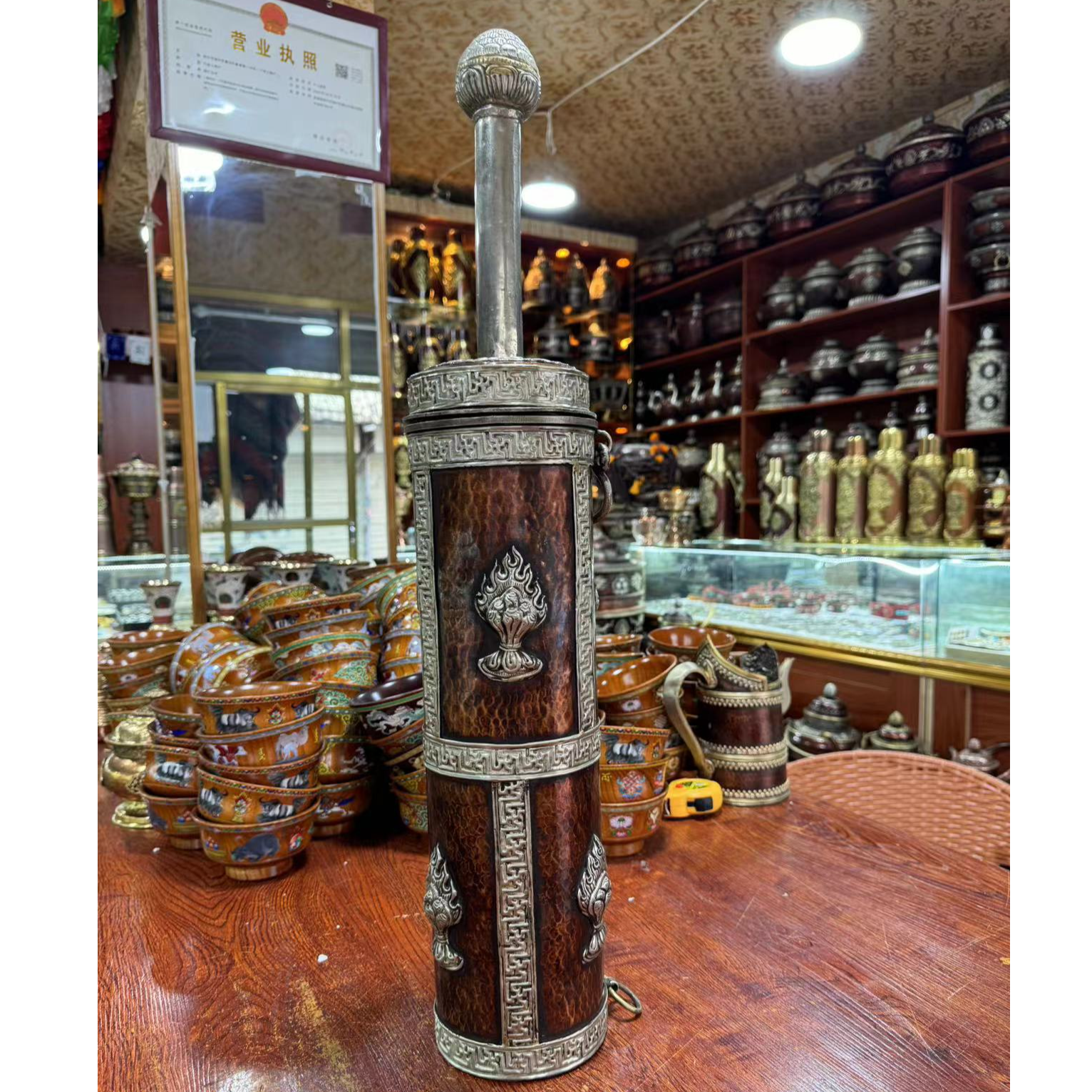 尼泊尔进口手茶桶