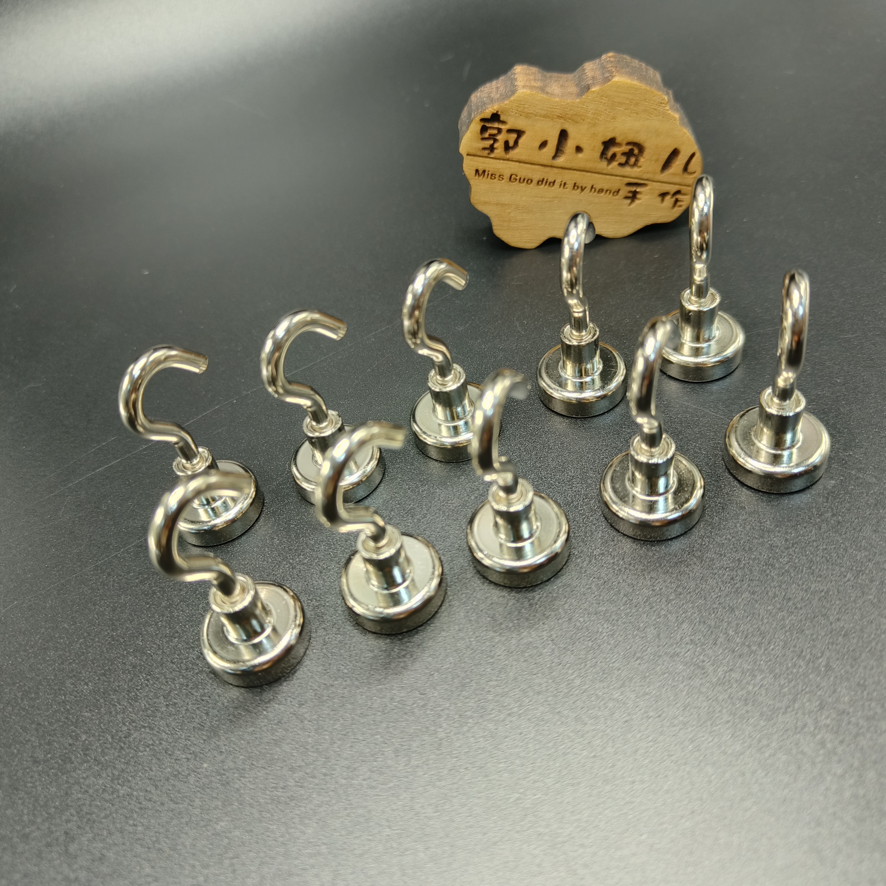 不锈钢磁吸勾(一份10个)