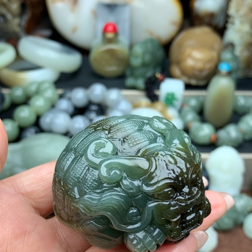 【闪购商品】和田玉手把件未镶嵌