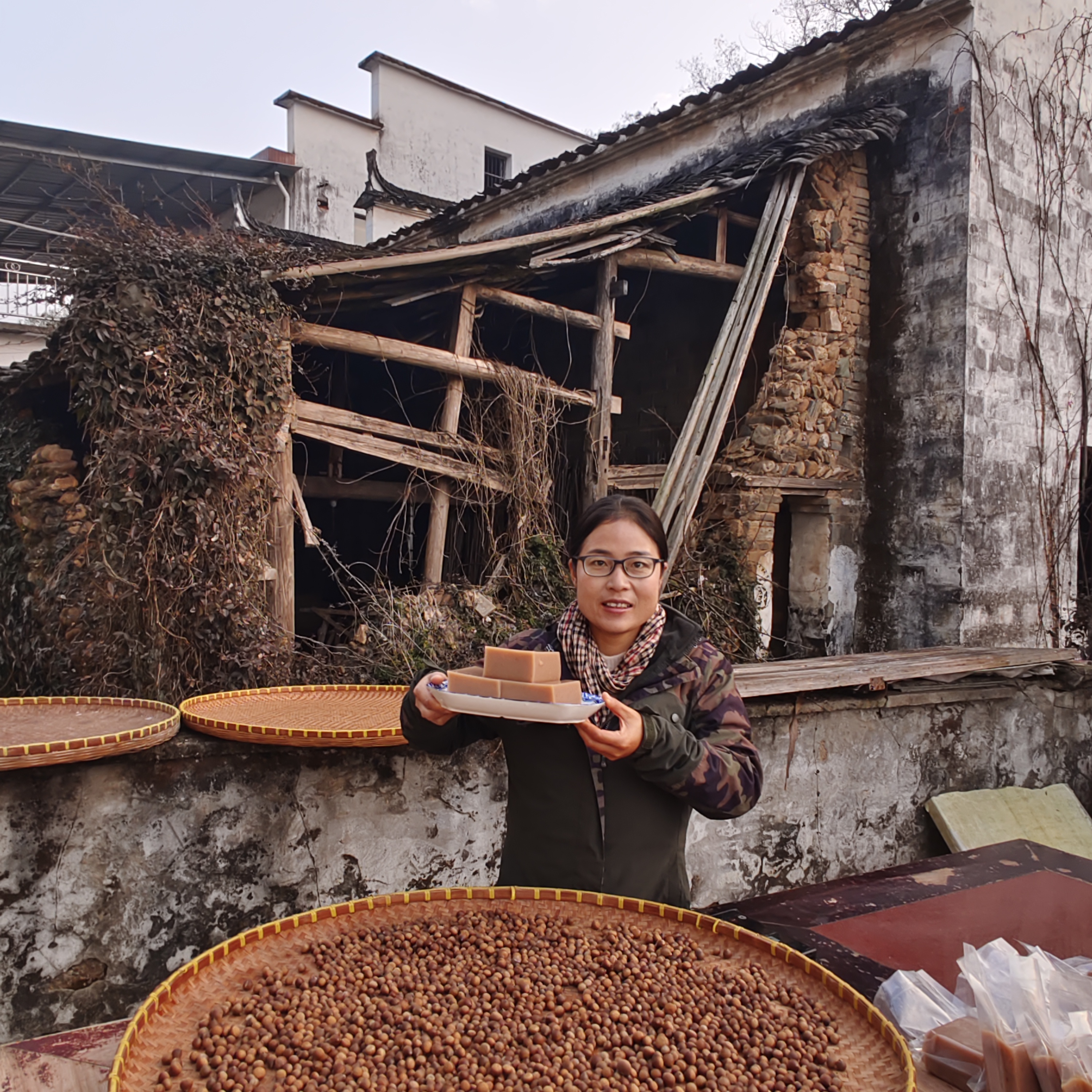 代购新鲜手工苦槠豆腐野果豆腐