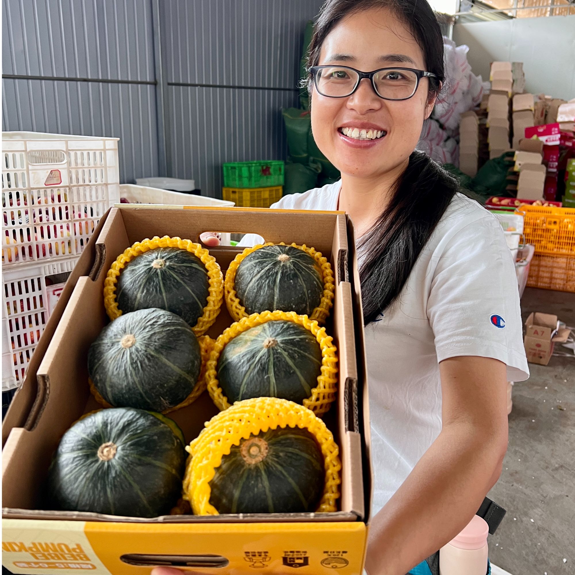 「软糯香甜.贝贝南瓜」带箱5斤 4-6个