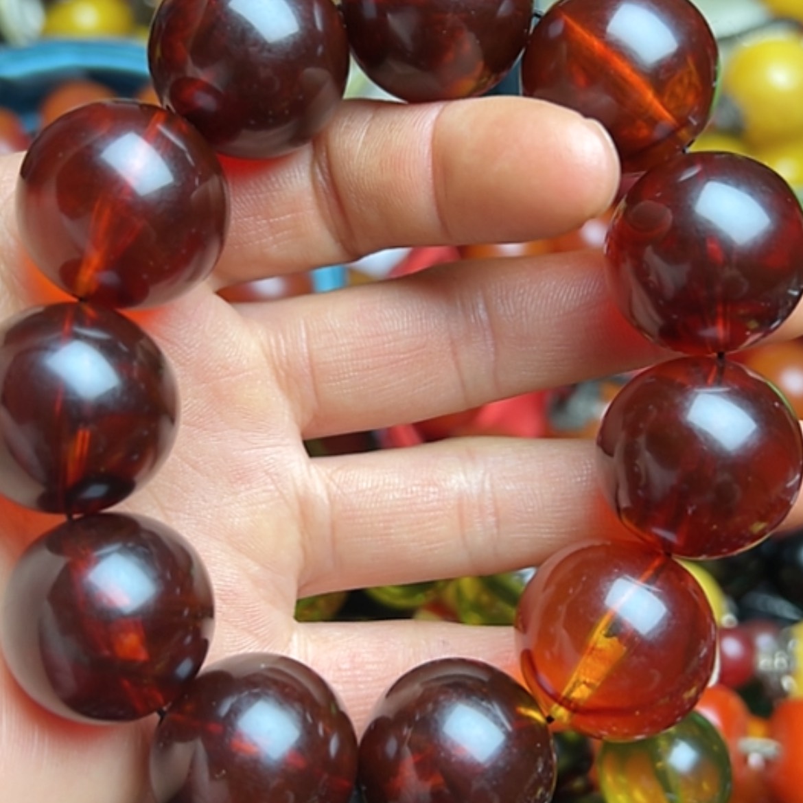 【闪购商品】玛瑙/玉髓手链合金