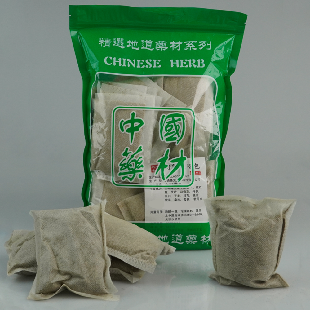 【粉末】足浴包艾草泡脚陈年艾叶洗脚10g*36袋一次性通用袋装家用
