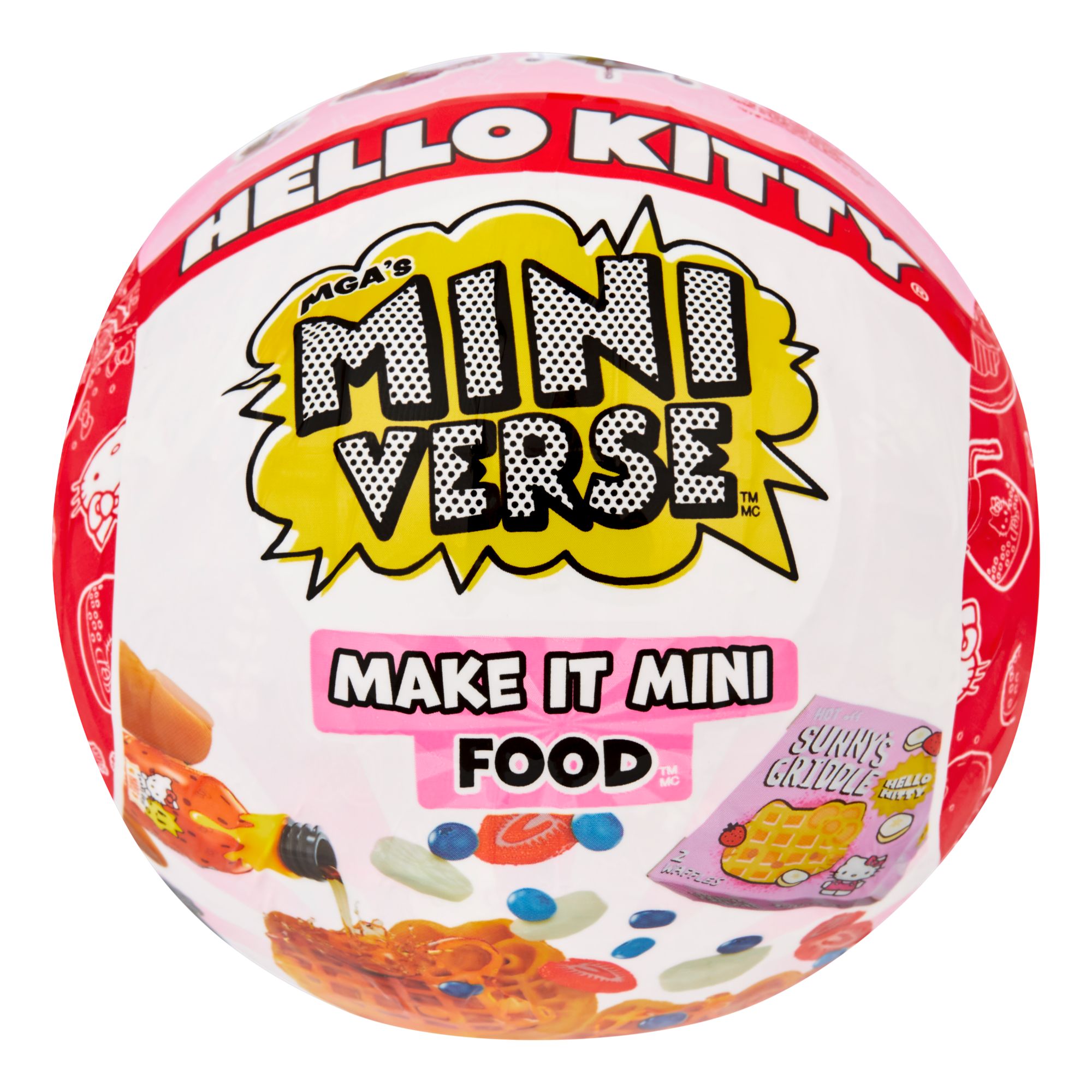 MGA掌上宇宙工坊潮玩美食KITTY食玩DIY盲蛋（三丽鸥系列）