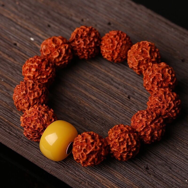 蜡鼓珠饼子车轮珠桶珠墩子顶珠配珠大金刚星月手串配饰