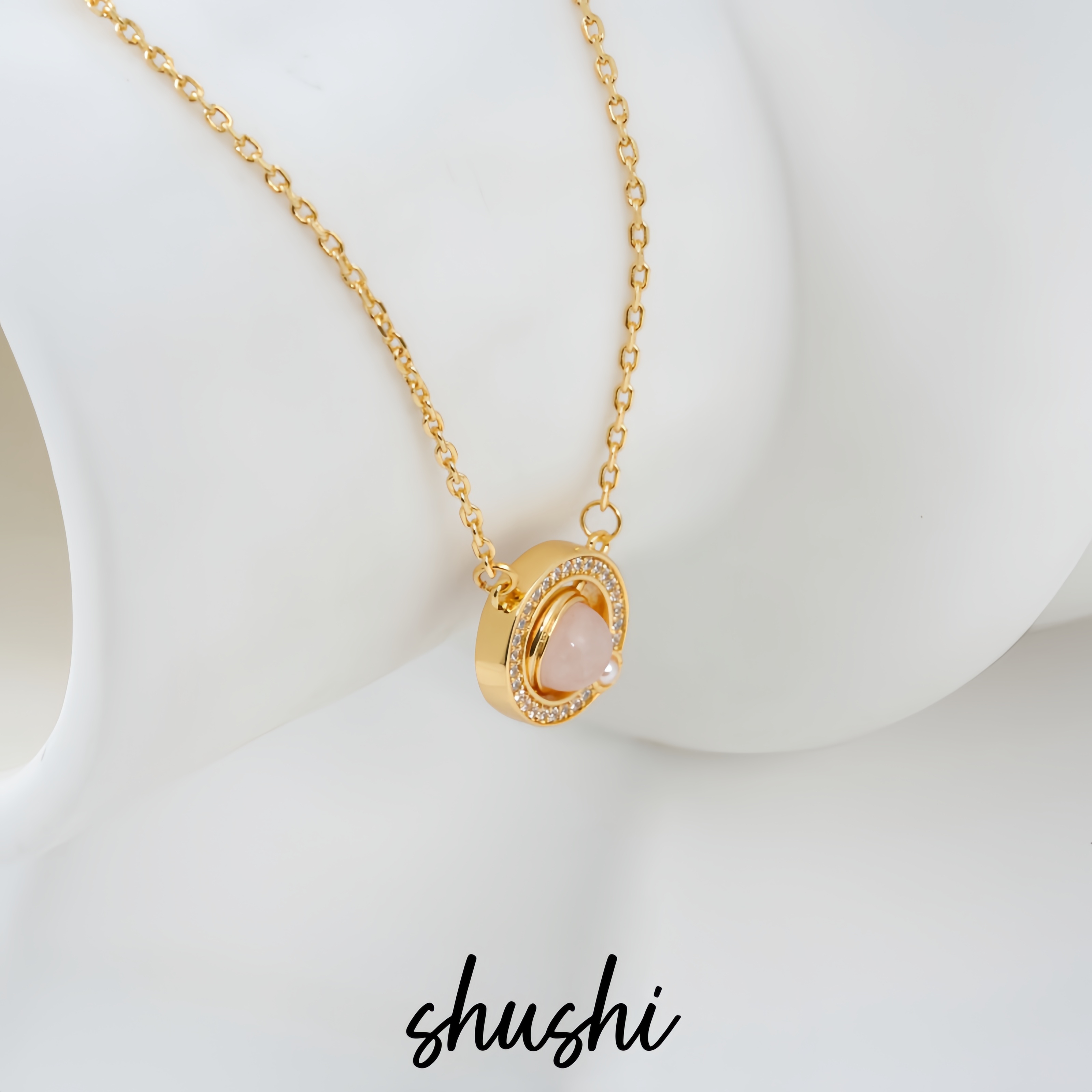 铜合金项链 时尚气质轻奢百搭优雅项链6848（43+5ｃｍ）