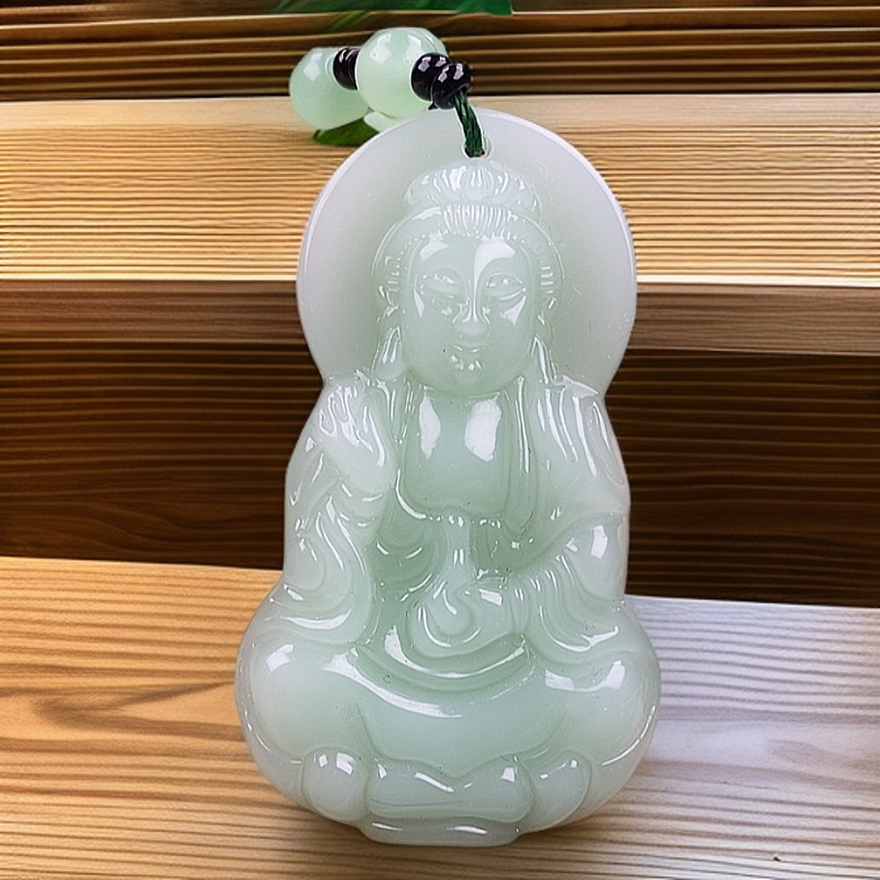    八角观音..手工男女同款单面时尚经典百搭精美吊坠