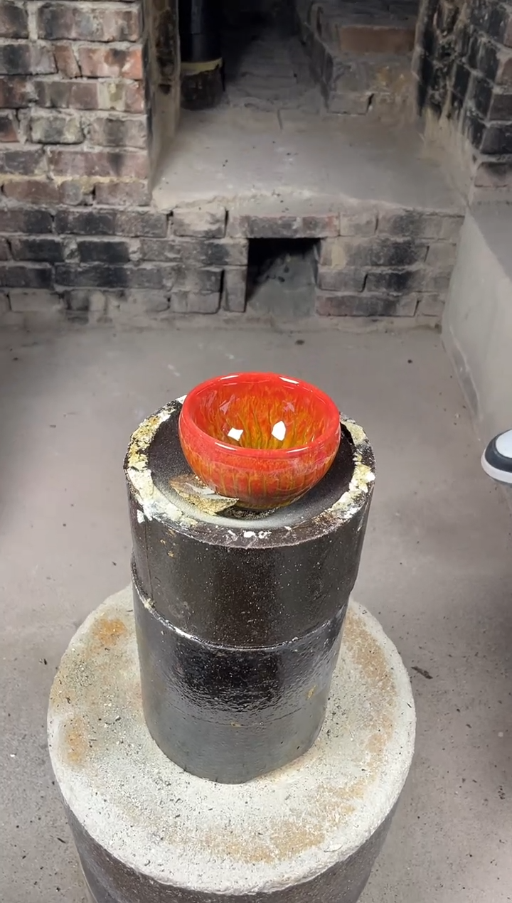 【闪购商品】瓷茶盏将军金丝牛血（带礼盒和证书）