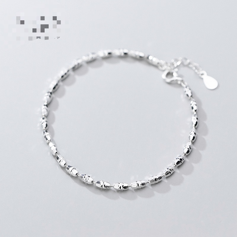 925银手链 925纯银豆豆手链