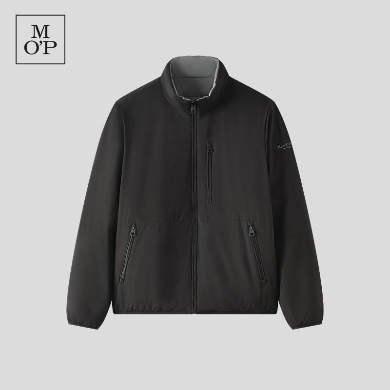 Marc O'Polo/MOP秋冬男士立领户外休闲舒适防风双面棉服保暖外套